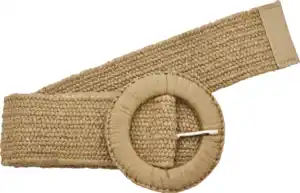 IDEENWELT Gewebter Gürtel beige