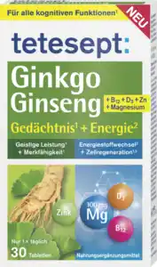 tetesept Ginkgo Ginseng Tabletten, 17 g