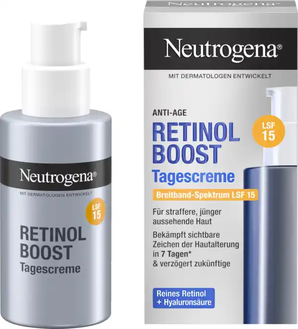 Bild 3 von Neutrogena Anti-Age Retinol Boost Tagescreme LSF 15, 50 ml