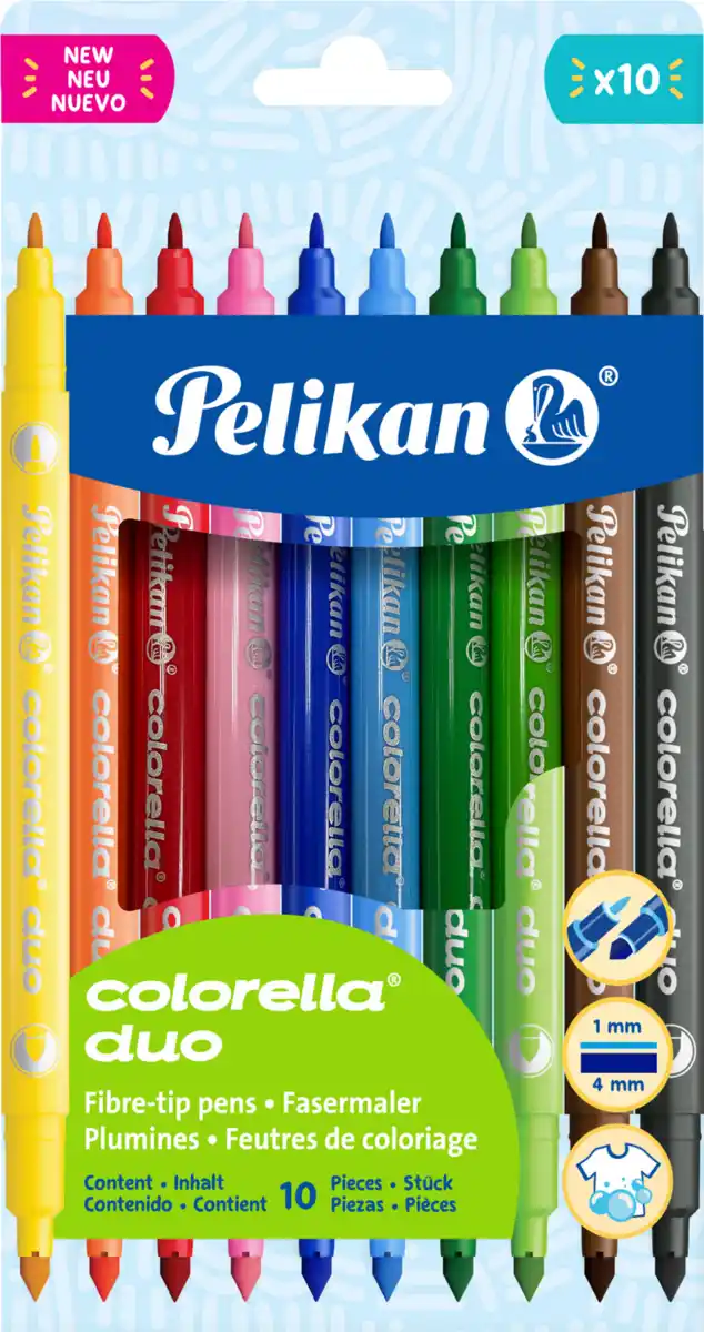 Bild 1 von Pelikan Color Duo Fasermaler 10er