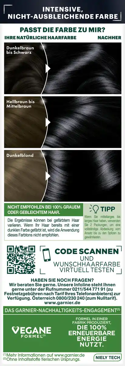 Bild 3 von Garnier Nutrisse Ultra Color 110 Leuchtendes Schwarz