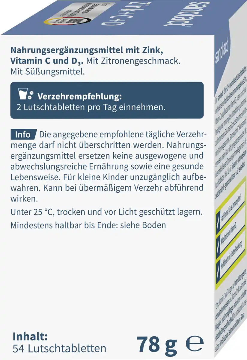 Bild 2 von sanotact® Zink C+D, 78 g