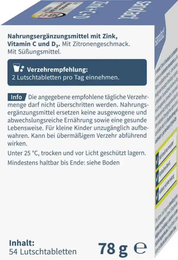 Bild 2 von sanotact® Zink C+D, 78 g