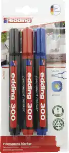 Edding Permanent Marker 300 3er-Set