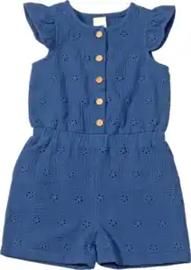 ALANA Overall aus Musselin mit Lochstickerei, blau, Gr. 110, 1 St