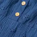 Bild 2 von ALANA Overall aus Musselin mit Lochstickerei, blau, Gr. 110, 1 St