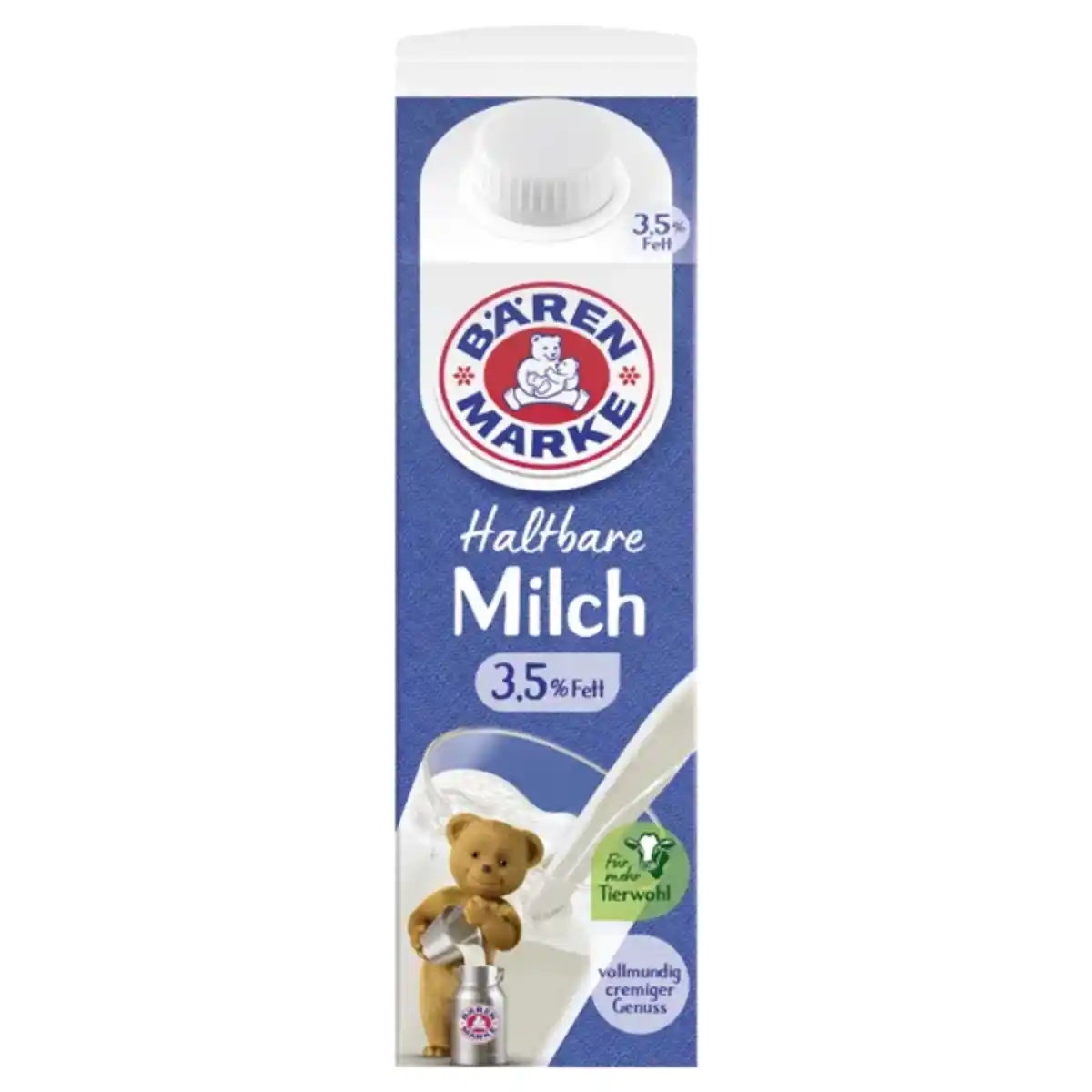 Bild 1 von Bärenmarke Die frische Milch 3,8/1,8 % Fett oder H-Milch 3,5/1,5 % Fett