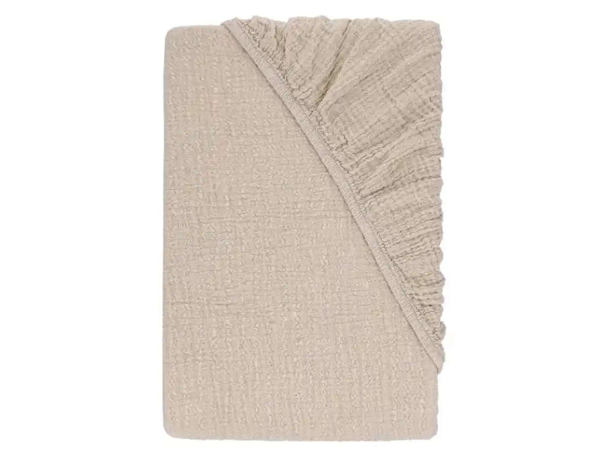 Bild 1 von LIVARNO® Musselin-Spannbettlaken, 90-100 x 200 cm