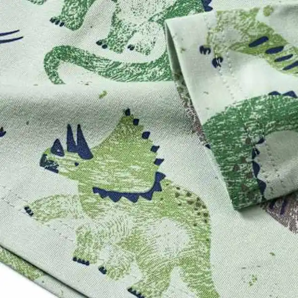 Bild 2 von ALANA Langarmshirt Pro Climate mit Dino-Muster, grün, Gr. 110, 1 St