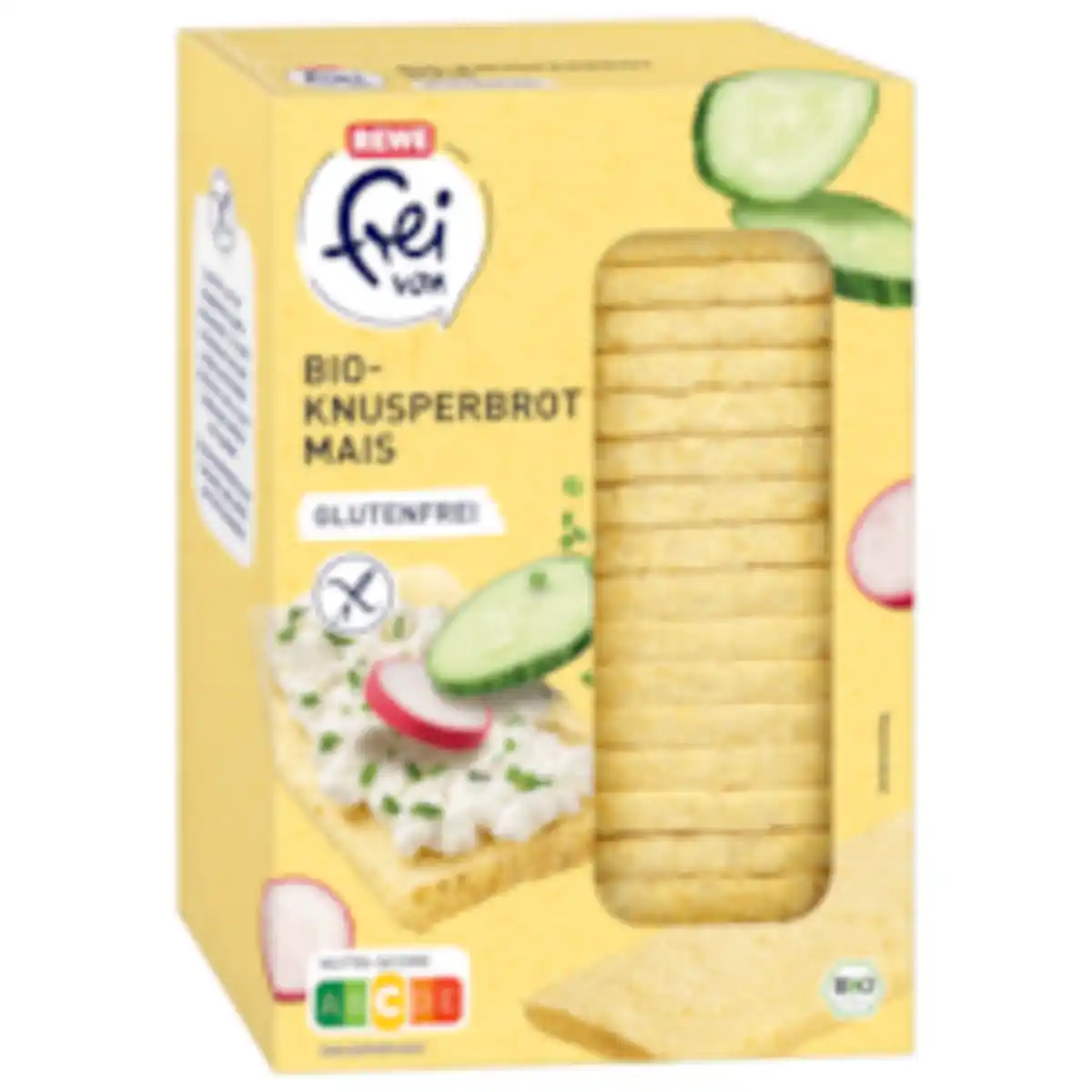 Bild 1 von REWE frei von – Bio-Knusperbrot Mais Glutenfrei*