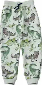ALANA Jogginghose mit Dino-Muster, grün, Gr. 92, 1 St