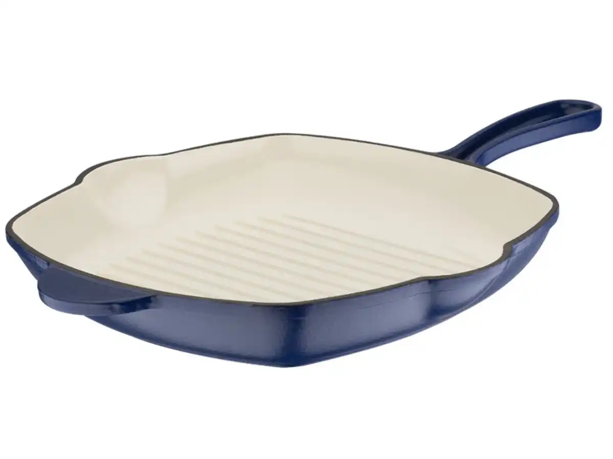 Bild 2 von GSW Gusseisen-Kochtopf/ -Pfanne/ -Bräter »BLUE MAGIC«