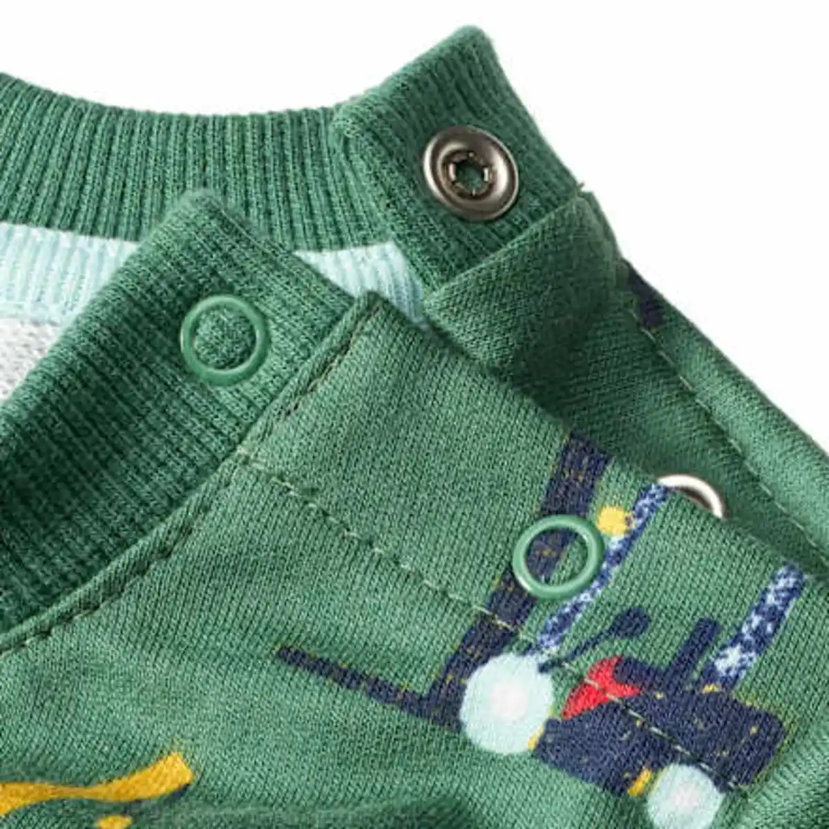 Bild 2 von ALANA Sweatshirt mit Baustellen-Muster, grün, Gr. 74, 1 St