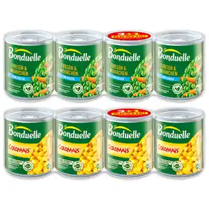 Bonduelle Kidney Bohnen / Erbsen & Möhrchen / Goldmais