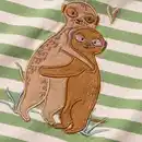 Bild 3 von ALANA T-Shirt mit Erdmännchen-Motiv & Ringel-Muster, grün, Gr. 98, 1 St