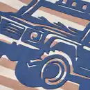 Bild 2 von ALANA T-Shirt mit Auto-Print & Ringel-Muster, braun, Gr. 98, 1 St