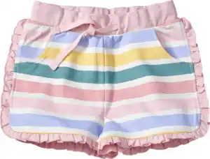 ALANA Shorts aus Sweat mit Streifen-Muster, rosa, Gr. 92, 1 St