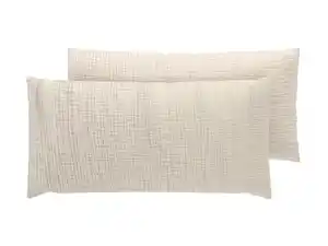 LIVARNO® Musselin-Kissenbezüge, 2 Stück, 40 x 80 cm