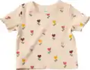 Bild 1 von ALANA T-Shirt mit Tulpen-Muster & Ripp-Struktur, beige, Gr. 86, 1 St