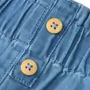 Bild 2 von ALANA Shorts aus Denim mit Holzknöpfen, blau, Gr. 104, 1 St