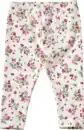 Bild 1 von ALANA Leggings mit Ripp-Struktur & Blumen-Muster, weiß & rosa, Gr. 122, 1 St