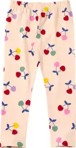 ALANA Leggings Pro Climate mit Kirschen-Muster, beige, Gr. 110, 1 St