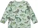 Bild 1 von ALANA Langarmshirt Pro Climate mit Dino-Muster, grün, Gr. 110, 1 St