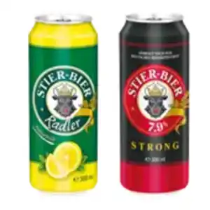 Mecklenburger STIER-BIER Radler oder Strong 7.9 %