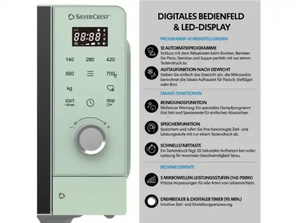 Bild 2 von SILVERCREST® Mikrowelle »SMWC 700 D2«""