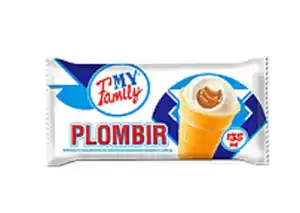 "MY FAMILY" Eiscreme mit Vanille-Geschmack, mit einer Füllun...