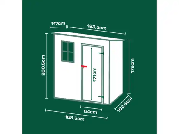 Bild 2 von PARKSIDE® Gartengerätehaus S