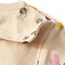 Bild 2 von ALANA T-Shirt mit Tulpen-Muster & Ripp-Struktur, beige, Gr. 86, 1 St