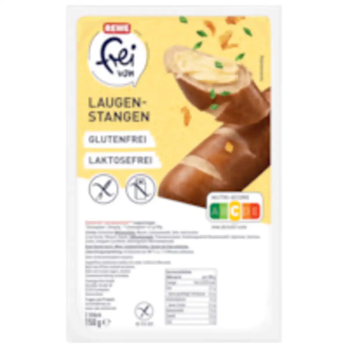 Bild 1 von REWE frei von – Laugenstangen Glutenfrei*, Laktosefrei*