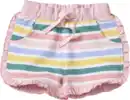 Bild 1 von ALANA Shorts mit Streifen-Muster & Rüschen, rosa, Gr. 80, 1 St