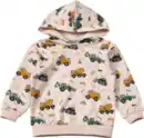 Bild 2 von ALANA Sweatshirt mit Kapuze & Baustellen-Muster, beige, Gr. 104, 1 St