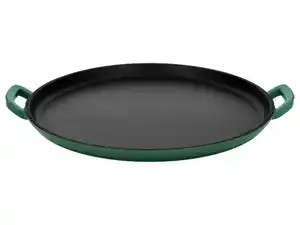 SILVERCREST® Premium-Gusseisenpizzaplatte \ Premium-Gusseisengrillplatte
