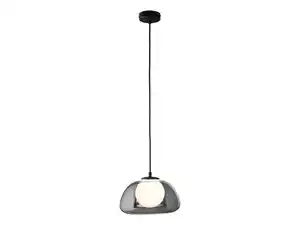 LIVARNO HOME LED-Pendelleuchte, Lampenschirm aus hochwertigem Glas