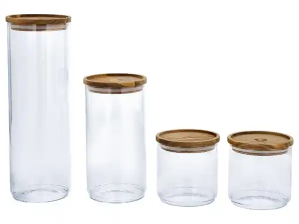 Bild 2 von SILVERCREST® Glas-Vorratsdosen