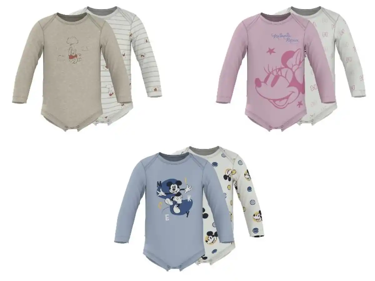 Bild 3 von LUPILU® Baby Bodys, 2 Stück