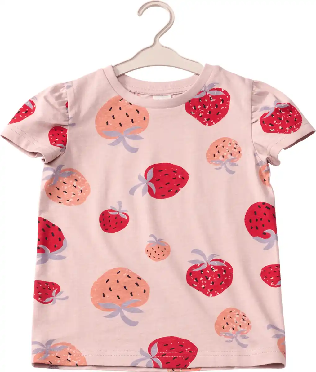 Bild 1 von ALANA T-Shirt mit Erdbeer-Muster, rosa, Gr. 104, 1 St