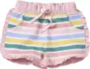 Bild 2 von ALANA Shorts mit Streifen-Muster & Rüschen, rosa, Gr. 80, 1 St