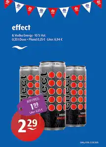 effect & Vodka Energy 10 % Vol.