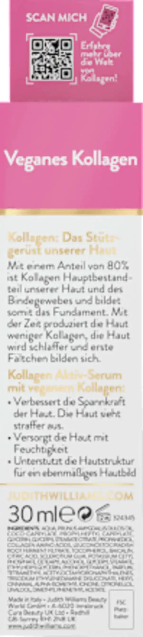 Bild 2 von judith williams COSMETICS Serum Kollagen, 30 ml