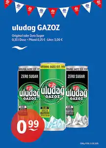uludag GAZOZ Original oder Zero Sugar