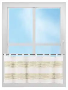 Natur Landhaus Bistrogardine ca. 50 x 140 cm
