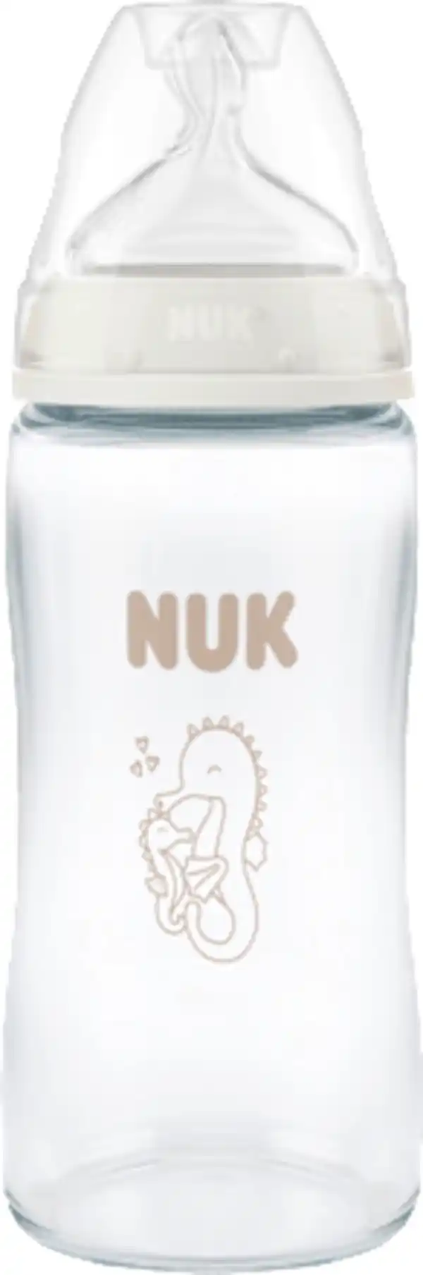 Bild 2 von NUK Babyflasche aus Glas First Choice weiß, ab 3 Monaten, 240 ml, 1 St