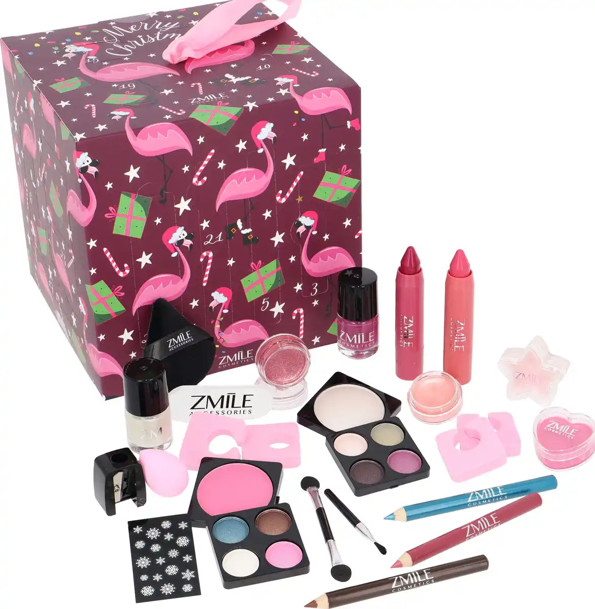 Bild 1 von Zmile Cosmetics Beauty Adventskalender Cube Funny Flamingos