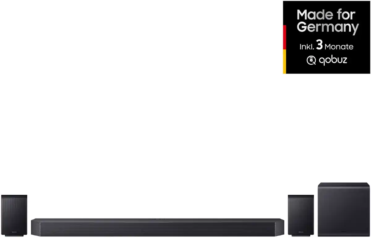 Bild 1 von HW-Q995GH Soundbar + Subwoofer + Surround titan schwarz