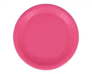 Pappteller, pink, Ø = 23 cm, 10 Stück