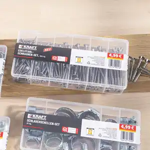 Kraft Werkzeuge Edelstahl-Schrauben-Set 200-tlg.